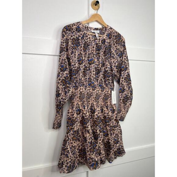 NWT Apiece Apart Long Sleeve La Ventura Folk Mini Foliage Floral Size: Small - Picture 3 of 8